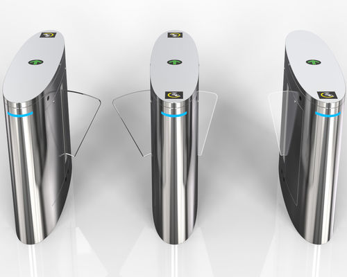 품질  Modern Automatic Flap Access Control Turnstiles RFID Sensor Wing Barrier Gate For Subway Station Indoor/Outdoor Pedestrian Turnstile Gate 공장